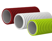 Műanyag rugalmas csővezeték flexibilis rendszerekbe