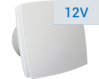 Fürdőszobai ventilátorok 12 V-os kivitelben