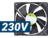 230V-os műszerventilátor