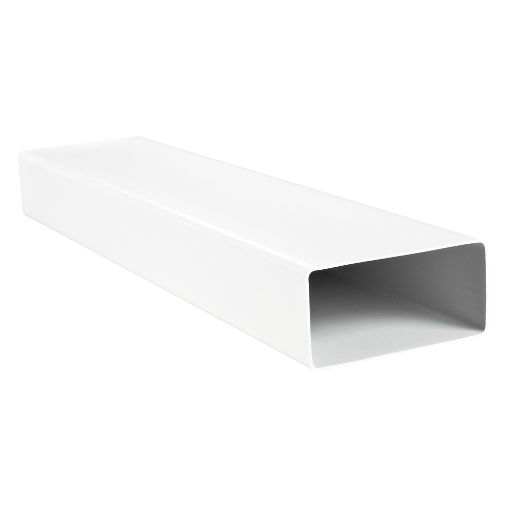 PVC szögletes csővezeték légcsatornákba, merev 110x55 mm, hossz 2000 mm