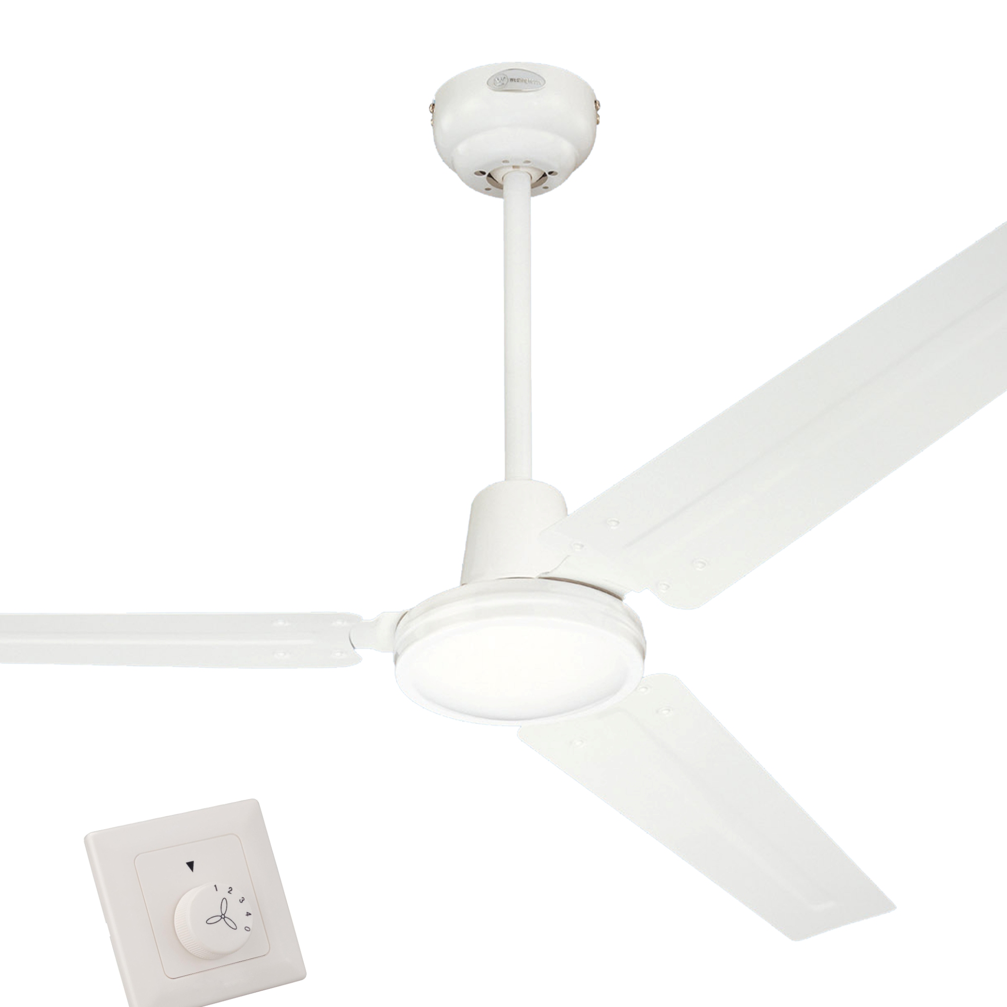 Mennyezeti ventilátor fali kapcsolóval Westinghouse INDUSTRIAL 72268, Ø 142 cm