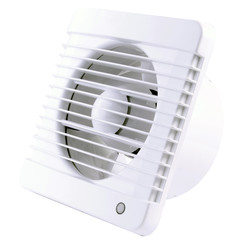 Fürdőszobai ventilátor időzítővel és páraérzékelővel, Ø 100 mm, magasnyomású