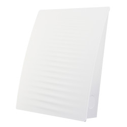 Fehér színű kültéri szellőzőrács hullám motívummal Dalap ZEPHIR SIMPLE szobai hővisszanyerő készülék