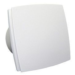 Fürdőszoba ventilátor előlappal hozzáadott funkciók nélkül, Ø 125 mm, gazdaságos és csendes