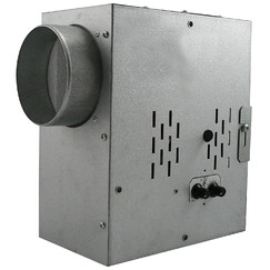 Csendes csőventilátor termosztáttal, fordulatszám-szabályozóval és zajszigeteléssel Ø 315 mm