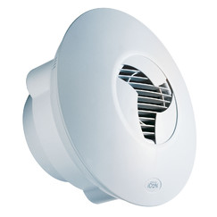 iCON 30 - stílusos fürdőszobai ventilátor háromszárnyú automata zsaluval, Ø 100 -150 mm
