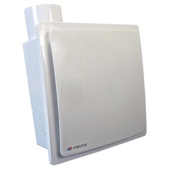 Fürdőszobai ventilátor visszacsapó szeleppel, magasnyomású, Ø 80 mm, függőleges