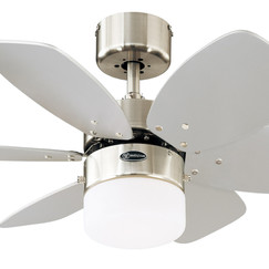 Mennyezti ventilátor világítással és húzókapcsolóval Westinghouse FLORA ROYALE 78788, Ø 76 cm