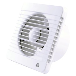 Fürdőszobai ventilátor kiegészítő funkciók nélkül, Ø 100 mm, magasnyomású